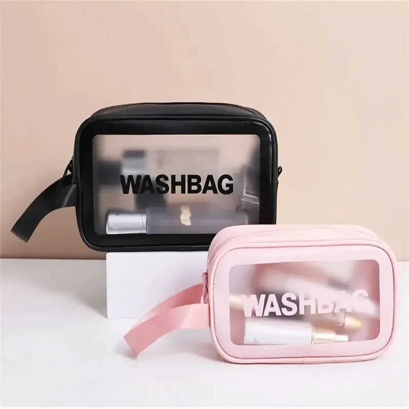 Portable Makeup Organizer Bag WASHBAG-Pink Large(SA2405-117)