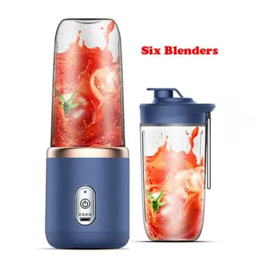 Portable USB Rechargeable Twin Gear Juice Blender