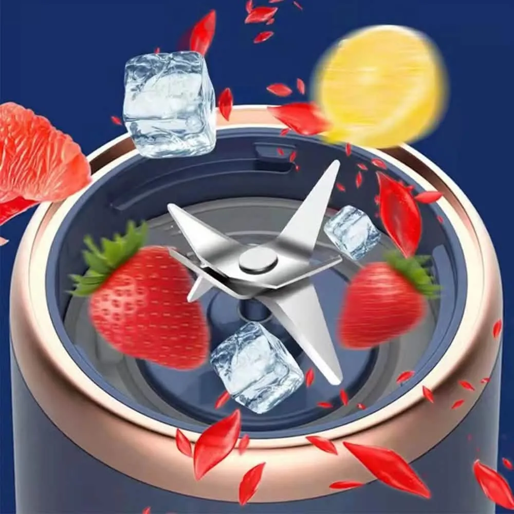 Portable USB Rechargeable Twin Gear Juice Blender