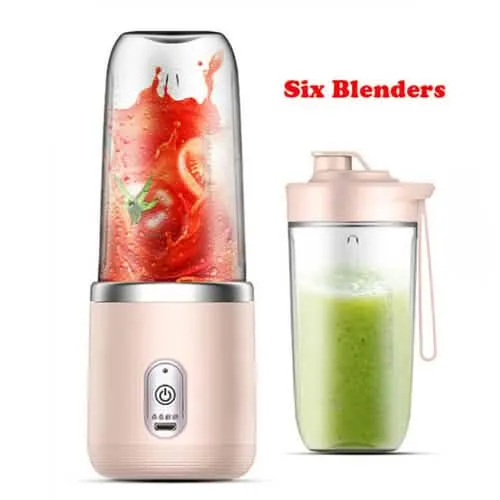 Portable USB Rechargeable Twin Gear Juice Blender