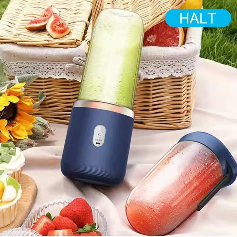 Portable USB Rechargeable Twin Gear Juice Blender