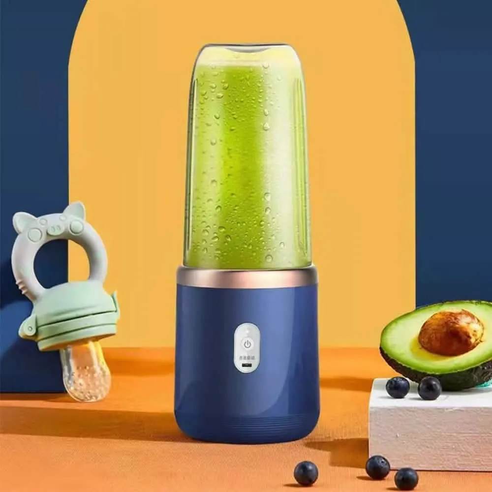 Portable USB Rechargeable Twin Gear Juice Blender