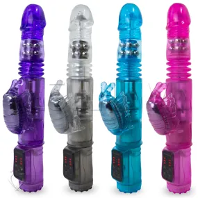 Rabbit Vibrator WATERPROOF Thrusting Butterfly