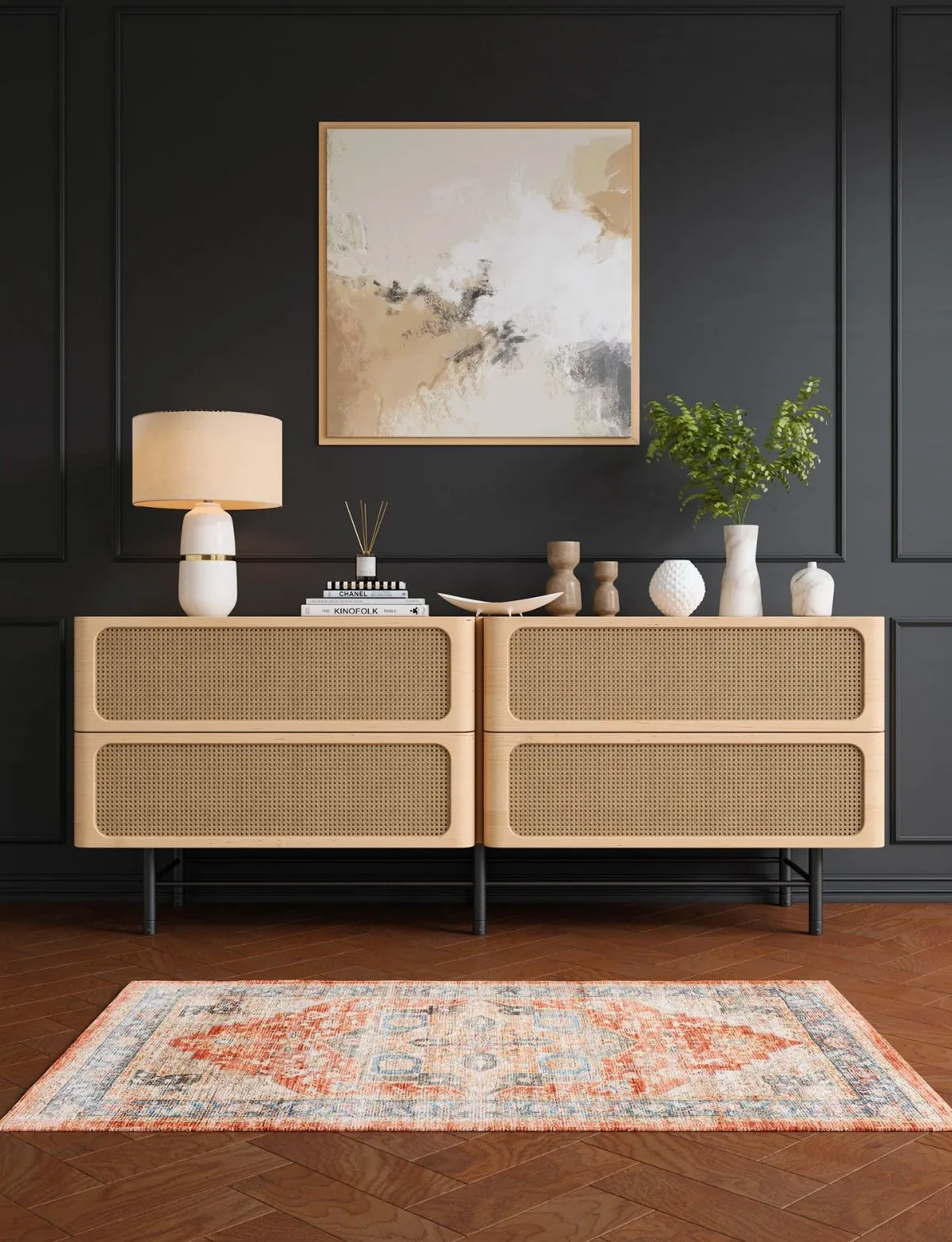 Rivka Terracota Ocean Rug