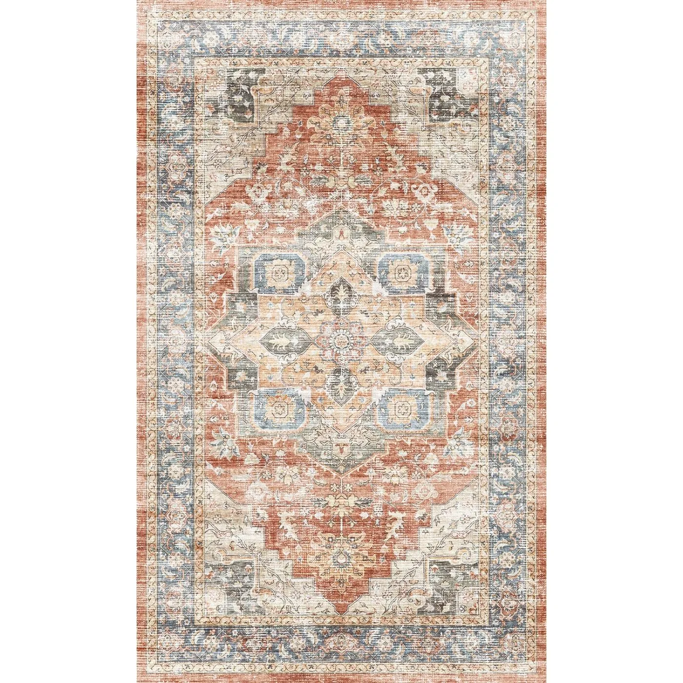 Rivka Terracota Ocean Rug
