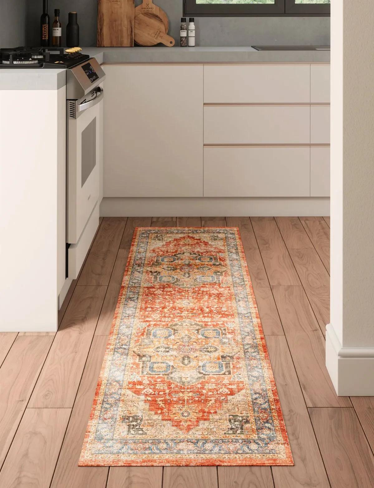 Rivka Terracota Ocean Rug