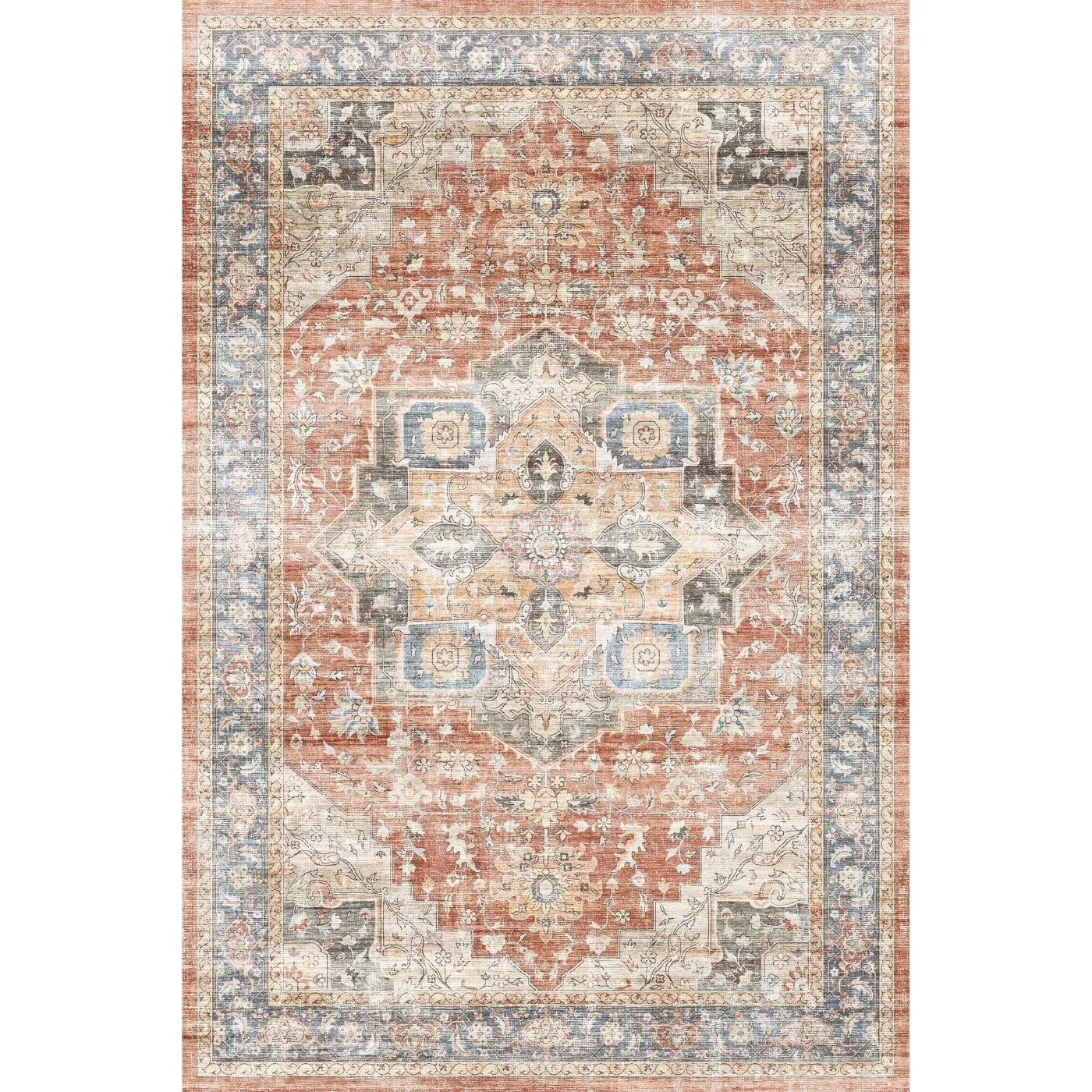 Rivka Terracota Ocean Rug