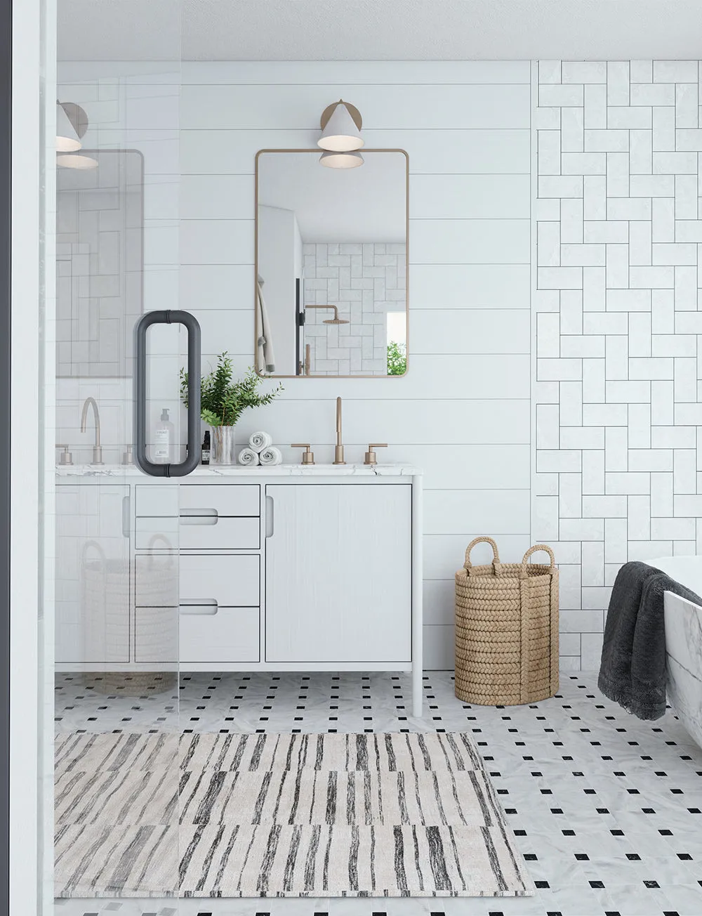 Sahara Ivory Grey Rug