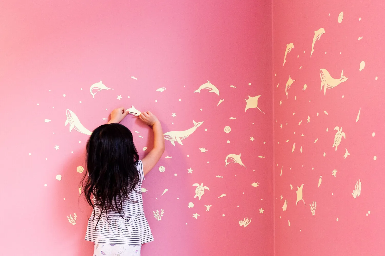 Sea Animal Glow Wall Stickers