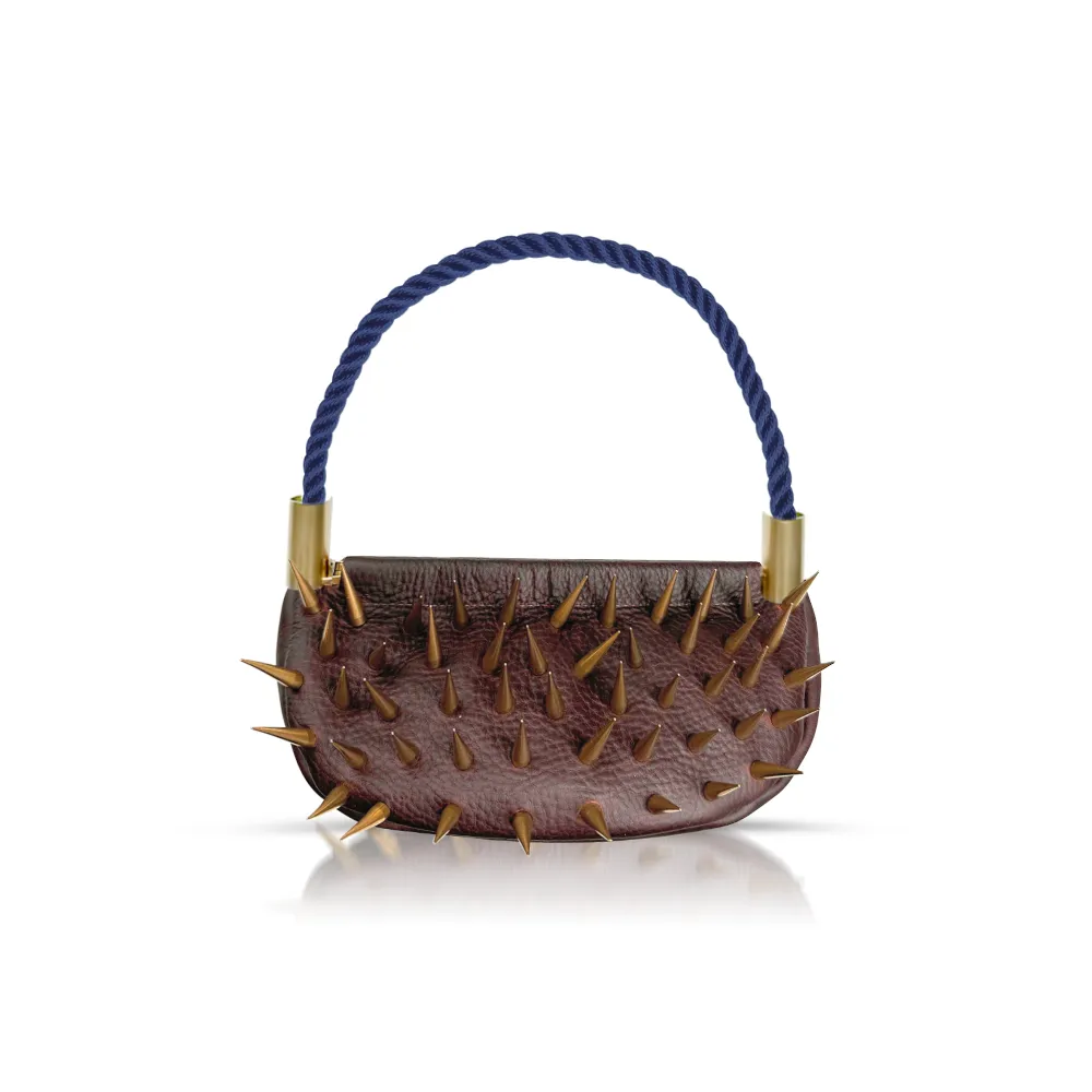 Sea Urchin Bag in Brown Leather