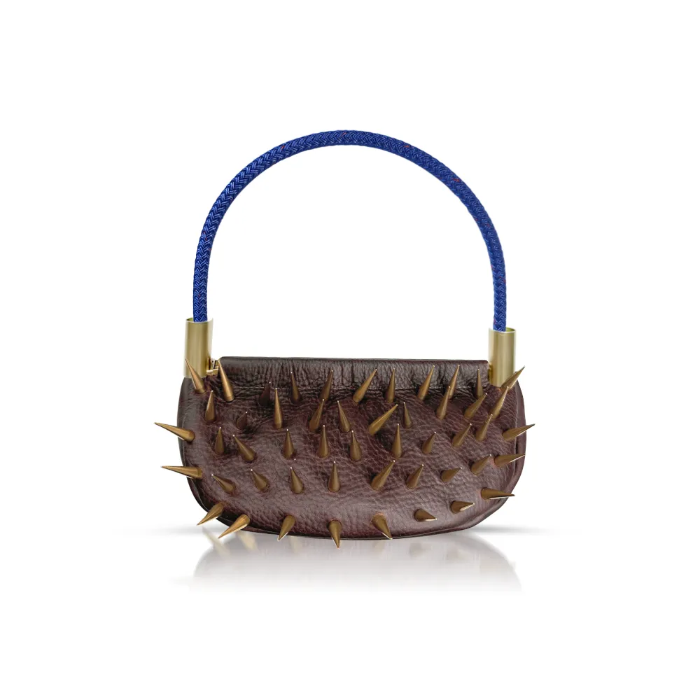 Sea Urchin Bag in Brown Leather