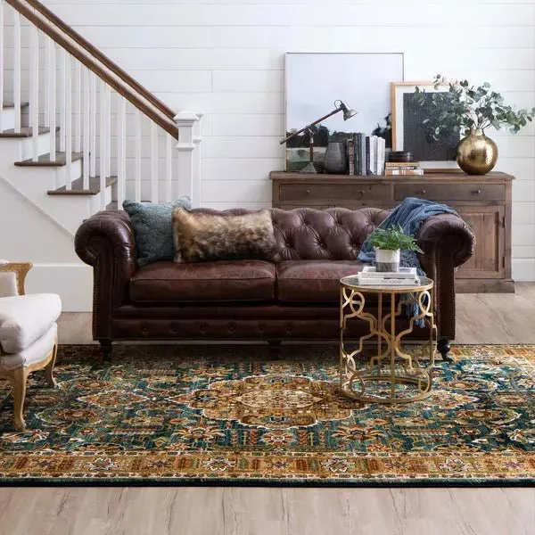 Spice Market 90933 50123 Aksum Aquamarine Rug