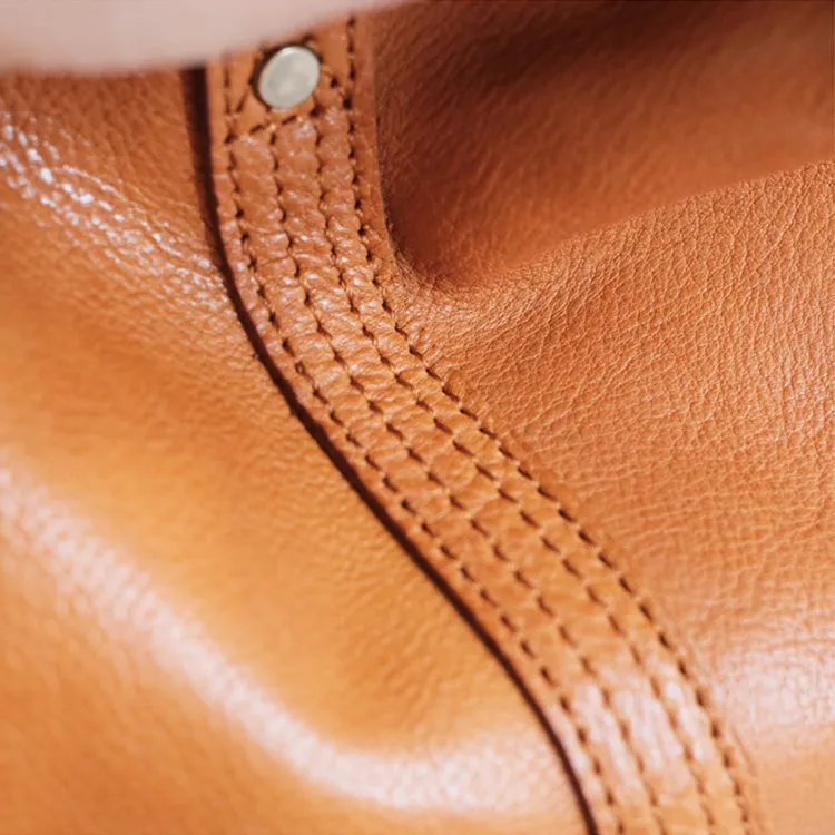 Stylish Womens Black Shoulder Purse Genuine Leather Tote Bags