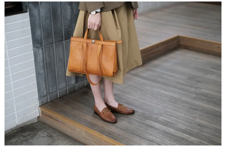 Stylish Womens Black Shoulder Purse Genuine Leather Tote Bags