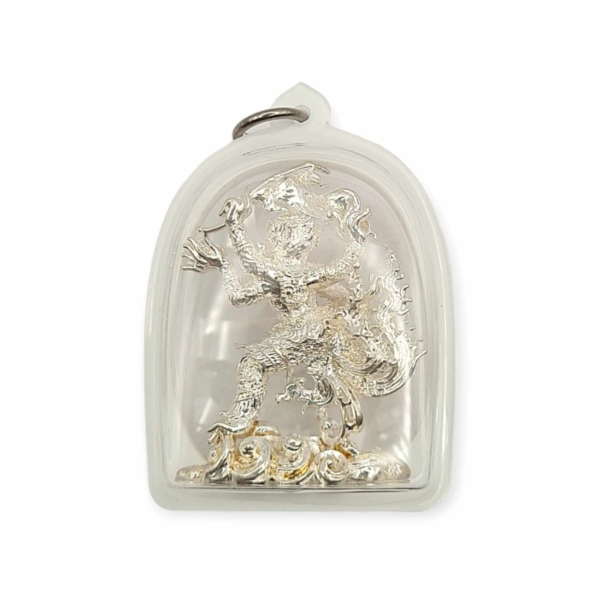 Thai amulet Hanuman BE 2557 Lp Wan Protection Bring Lucky fortune Charm Pendant Win Over Enemy
