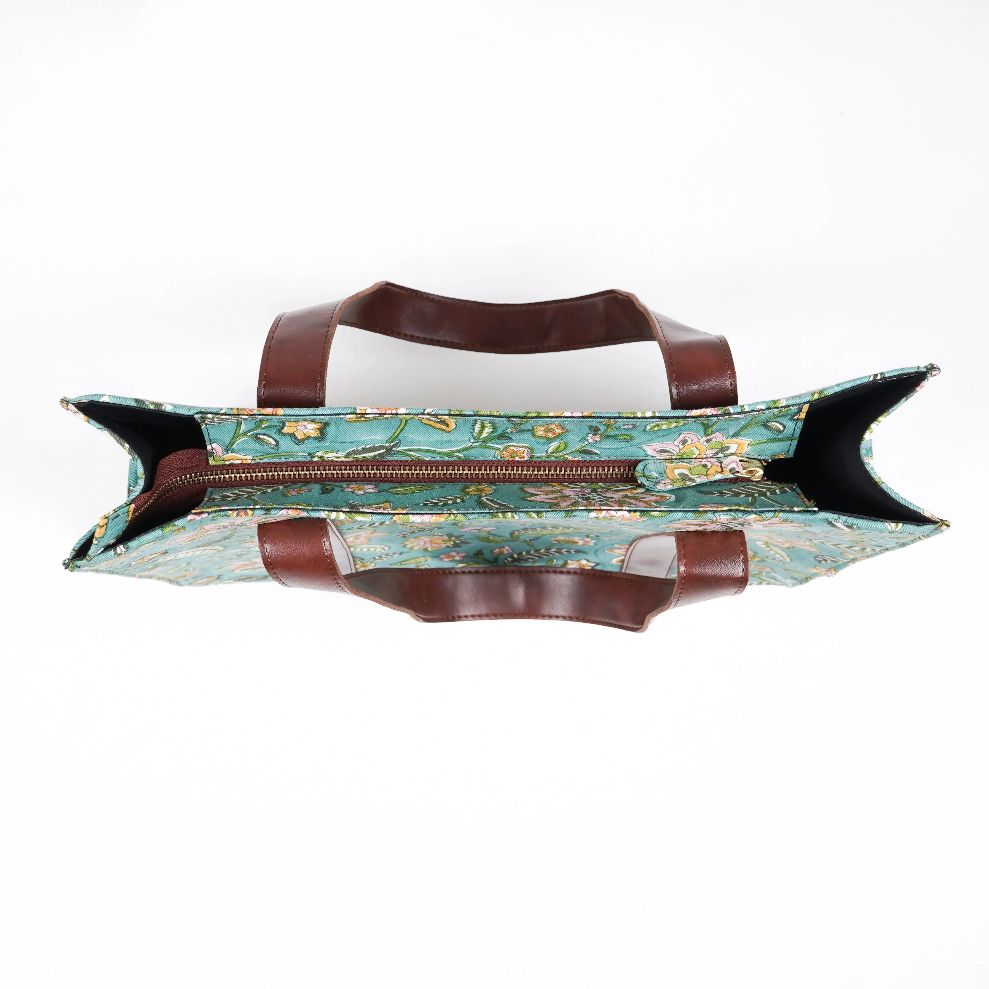 Tiffany Blue Structured Tote Bag
