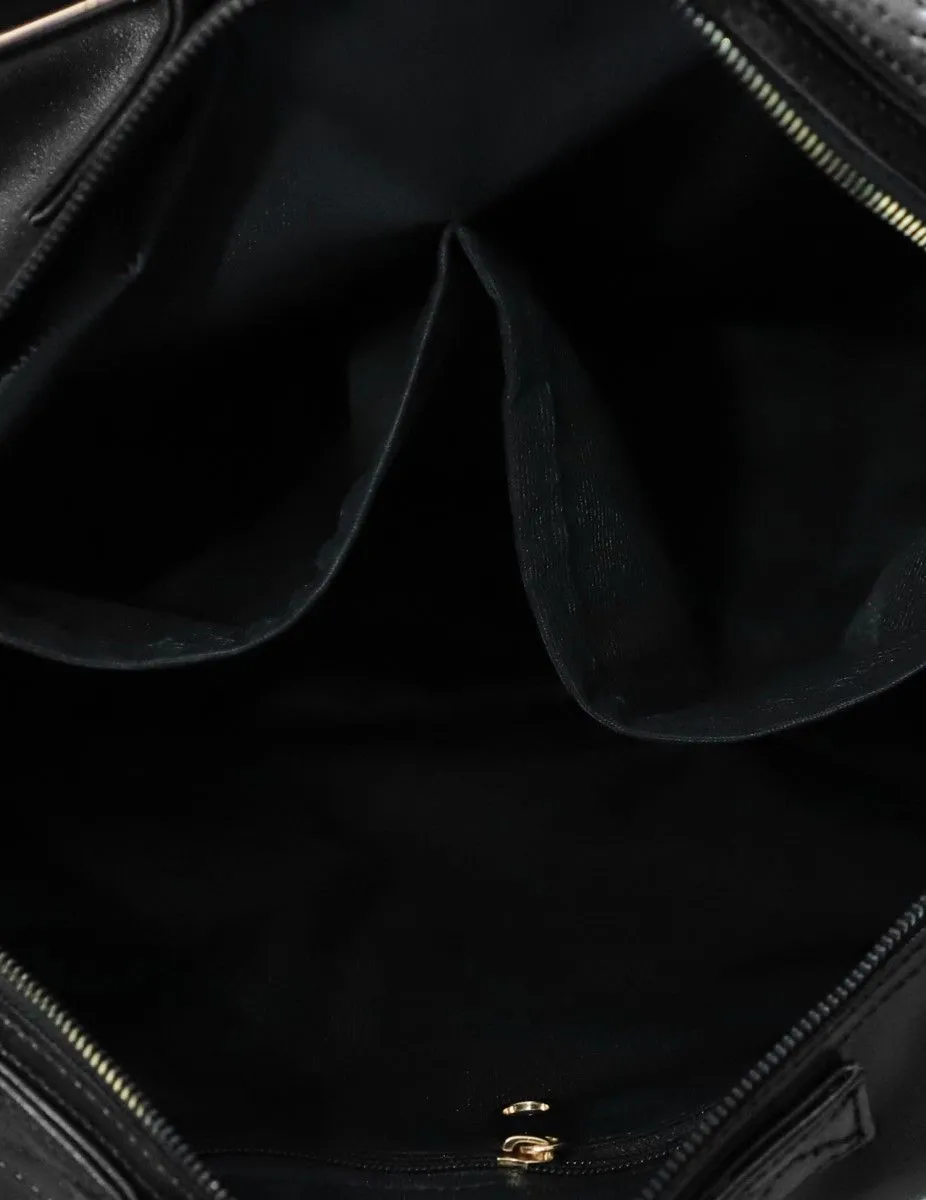 Voyager Black & Rosegold Travel Bag | Modern Myth