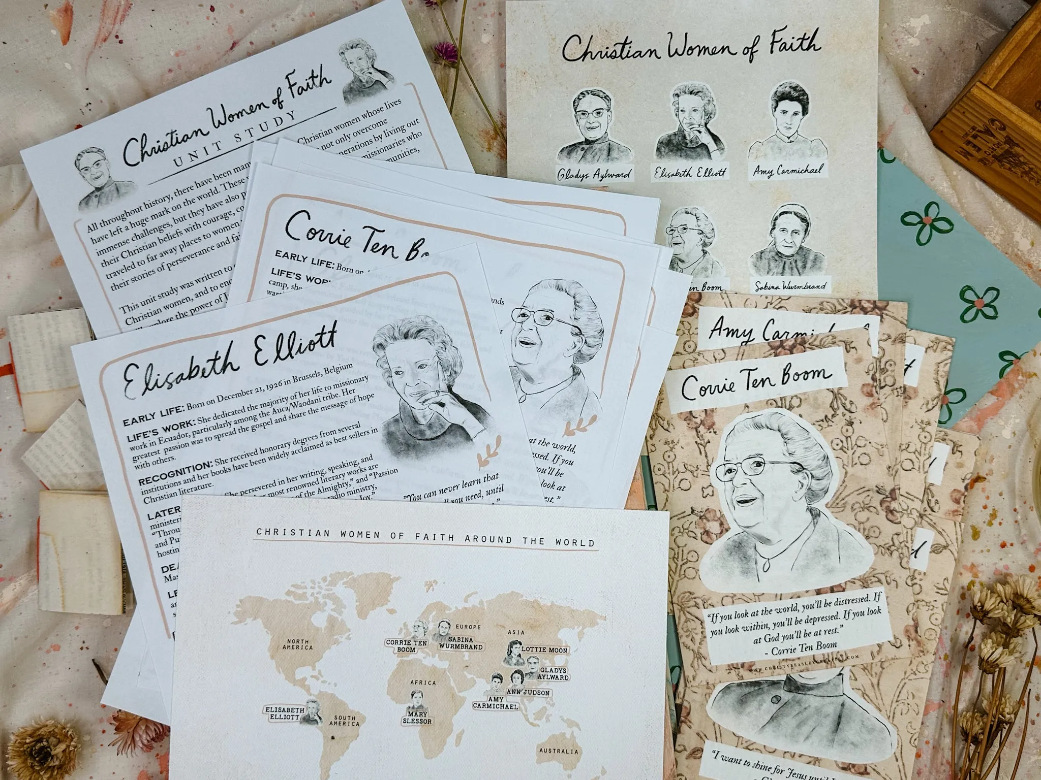 Women of Faith Unit Study Digital Download