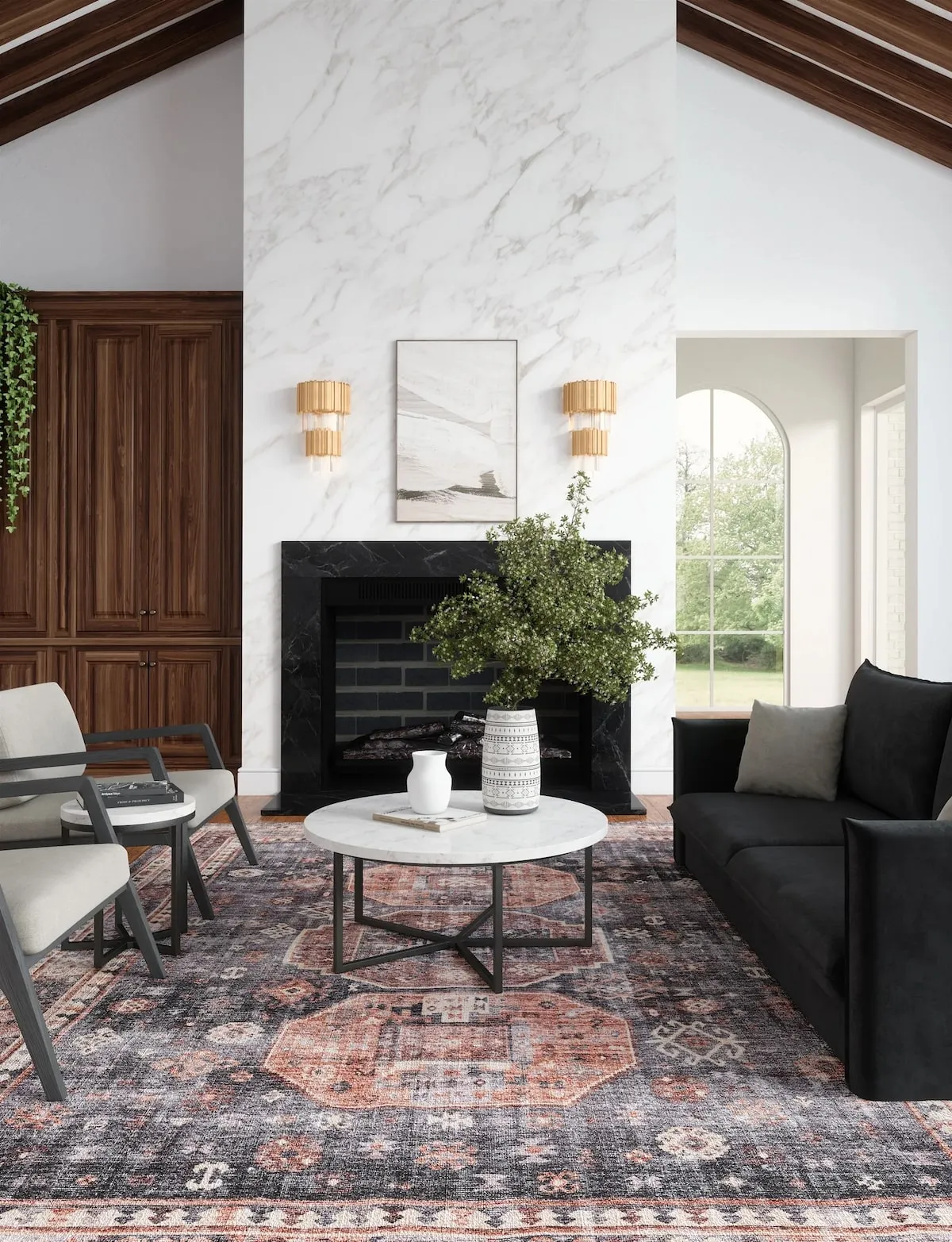 Zenda Rose Purple Rug